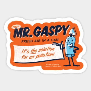 Mr. Gaspy Sticker